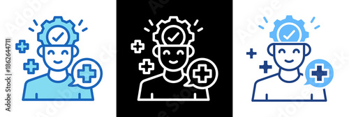 Positive Mindset triplestyle icon