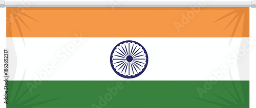 Indian National Flag Banner