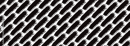 Grunge seamless pattern with zigzag lines, triangles and dots. Hand drawn bold geometric shapes. Modern stylish texture with labyrinth motif.