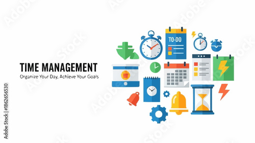 Time Management - Organize Your Day and Achieve Your Goals with Effective Strategies.