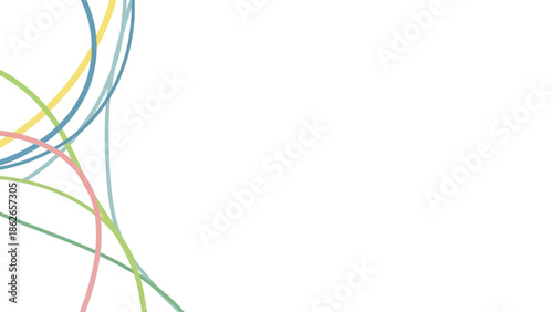 Vibrant colorful lines intersecting in dynamic abstract design