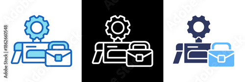 Ai Workforce triplestyle icon