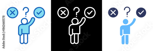 Smart Decision triplestyle icon