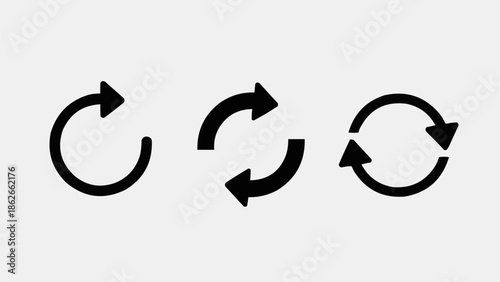 Circular Arrows - A Symbol of Rotation, Renewal, and Continuous Movement.