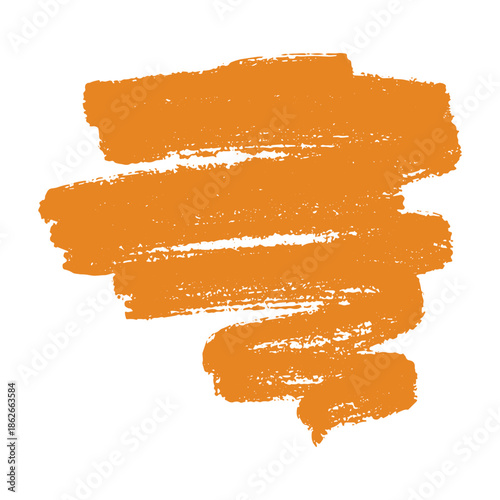 Brush paint stroke texture swatch Hand painted background Ink scribble dab clipart Paint smudge for tags and stamps design