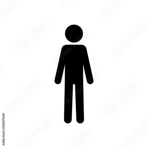 直立している人のアイコン