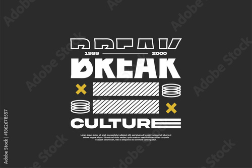 streetwear urban fashion template for printing