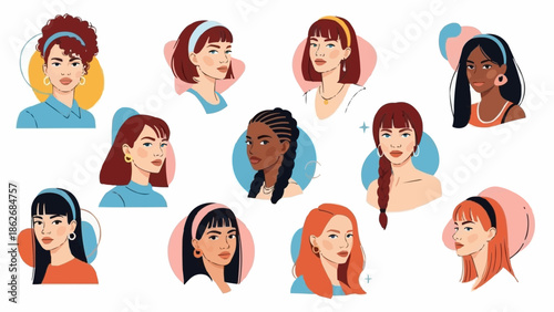 Diverse Women Portraits - A Celebration of Beauty and Individuality.