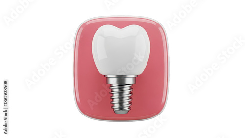 3D Render of a Dental Implant
