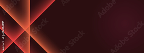 dark abstract background with modern realistic glowing red diagonal lines. eps10
