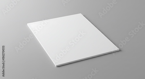 Blank Booklet Mockup: Clean Minimalist Design