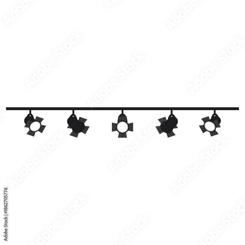 Stage Spotlight Lights Icon