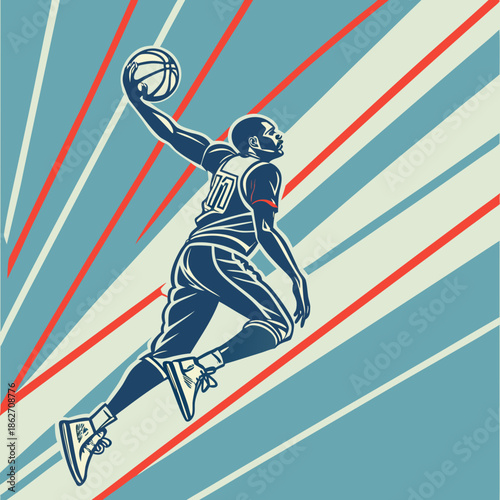 Abstract Dynamic Motion Speed Lines Vector Background