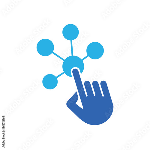 Icon a VR Interactivity, isolated against a clean background.