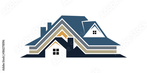 home invest logo. rent home logo design inspiration.