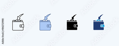 Income Multiple Icon Illustration Vector