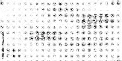 Halftone black polka dots pattern on white background, minimalist abstract wall, arranged in diagonal lines, Black and white doted texture background. modern