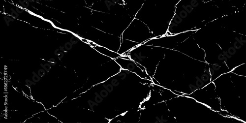 Abstract black marble texture with sharp white veining, high-contrast natural stone pattern, luxury background for design, minimal and elegant surface, seamless look, dramatic lighting, premium qualit