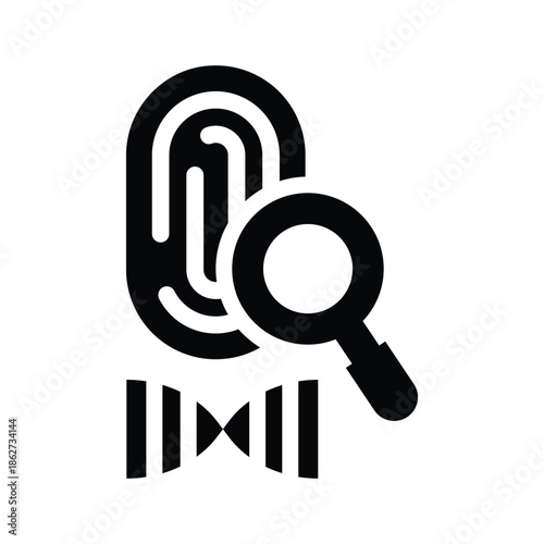  forensics glyph icon illustration vector graphic.eps