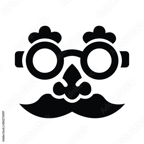 disguise glyph icon illustration vector graphic.eps