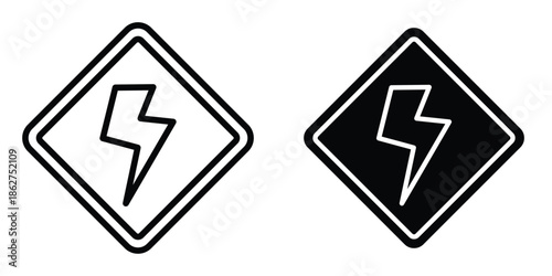 Electricity icons multiple style collection. icon in vector. Logotype