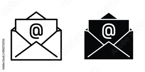 Email icons multiple style collection. icon in vector. Logotype