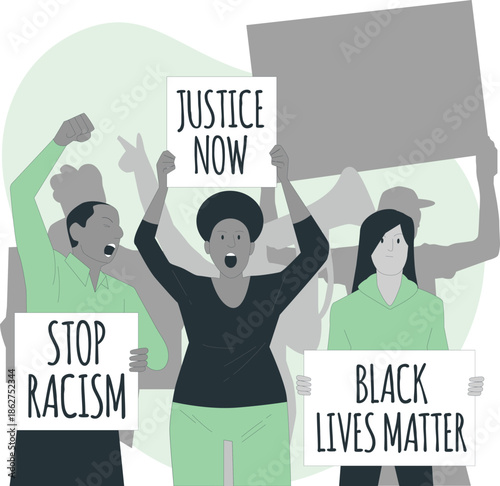 People waiting to cross the street at a pedestrian crossing in an urban environment from a rear viewpoint