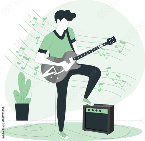 People waiting to cross the street at a pedestrian crossing in an urban environment from a rear viewpoint