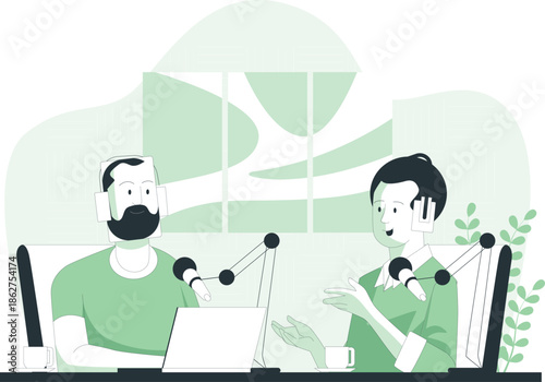 People waiting to cross the street at a pedestrian crossing in an urban environment from a rear viewpoint