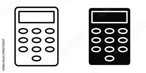 Keypad icons multiple style collection. icon in vector. Logotype