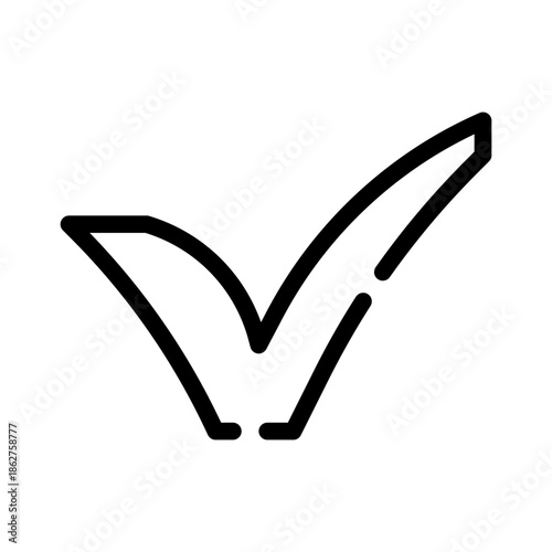 checkmark line icon
