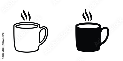 Mug icons multiple style collection. icon in vector. Logotype