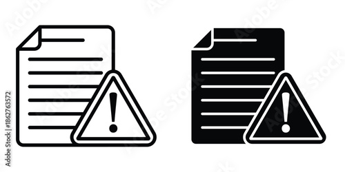 Risk icons multiple style collection. icon in vector. Logotype