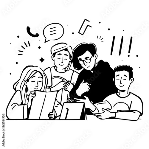 Confident businesswoman working on laptop in modern office space