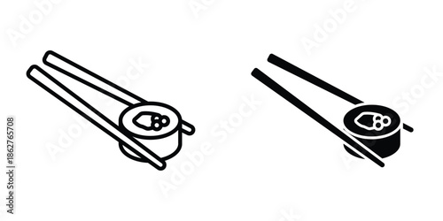 Sushi icons multiple style collection. icon in vector. Logotype