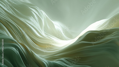 green silk background