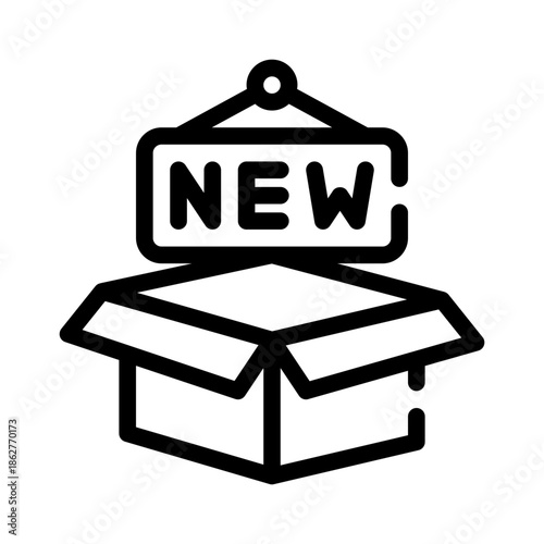 new arrival line icon