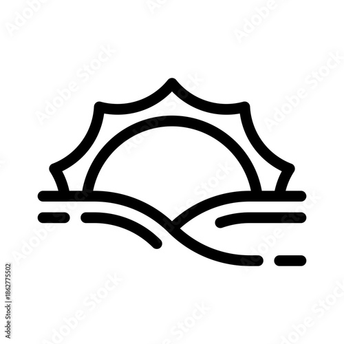 sun line icon
