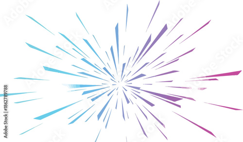 Vibrant burst of color exploding outwards, perfect for modern designs and promotions