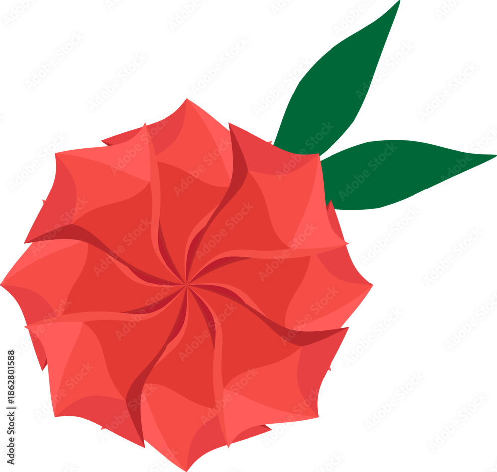 Obraz premium 빨강 꽃 식물