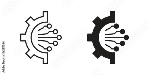 Transform icons linear icon. Line with Editable stroke. monochrome icon