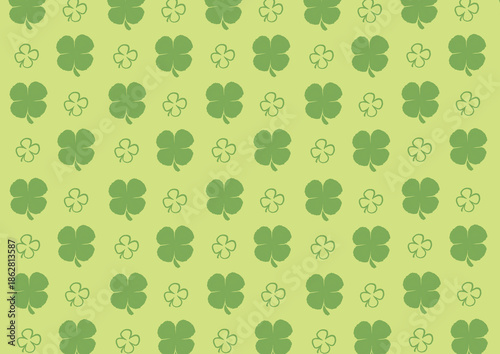 seamless clover pattern leaf