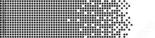 Slika na platnu Pixel mosaic background, cube dots pattern
