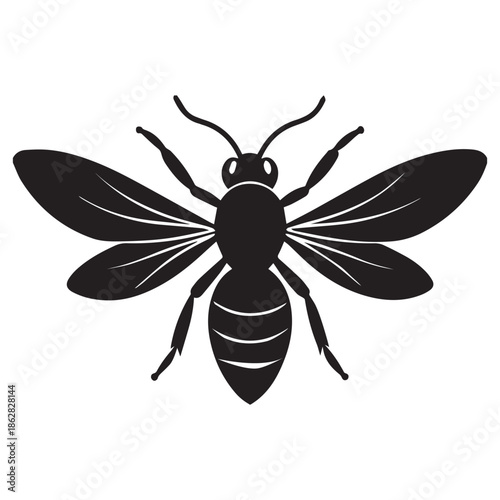 housefly silhouette vector illustration