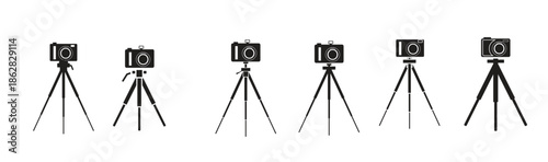Camera Tripod Silhouette