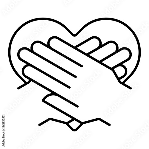 cpr, cardiopulmonary resuscitation line icon with editable stroke