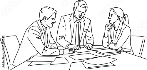 Business meeting Vector