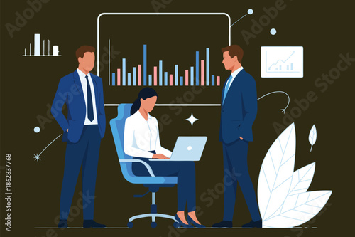 Business meeting Vector