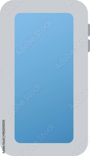 携帯電話のフラットイラスト
