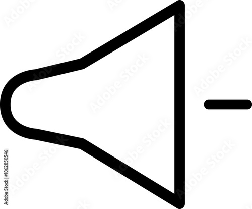 Volume Off Icon – Speaker Disabled Audio Outline Vector